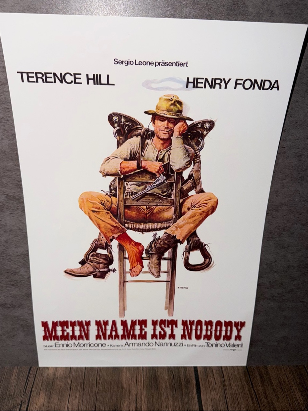 My Name Is Nobody (1973) German Movie Poster Print – 11x17”